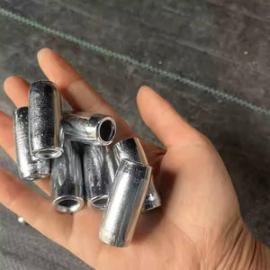 Dark Slate Gray Zinc Electroplated Fishing Net Tube Sinker – Hollow Center Net Weight INDIAN SLINGSHOT