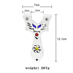 Lavender Winged Demon Stainless Steel Slingshot MARKSMAN