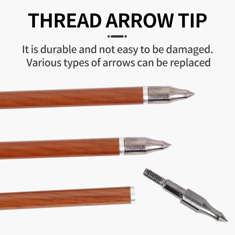 SPG Pure Carbon Arrow 80cm with Threaded Tip & 4in Feather Vanes