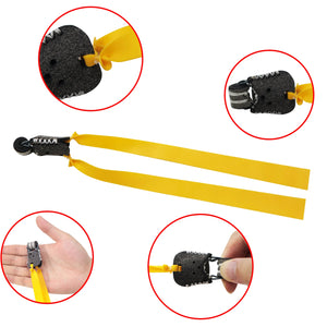 White Smoke Yellow 0.75MM Slingshot Rubber Bands INDIAN SLINGSHOT