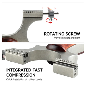 Dark Gray New Quick Press 304 CNC Slingshot MARKSMAN
