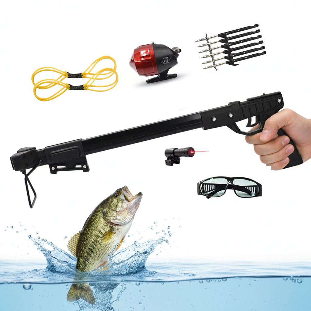 White Smoke RIVORA Long Rod Outdoor Fishing Set INDIAN SLINGSHOT