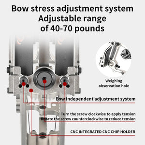 Lavender SPG RS Dual-Purpose Compound Bow – 7075 CNC Machined Aluminum Frame SPG