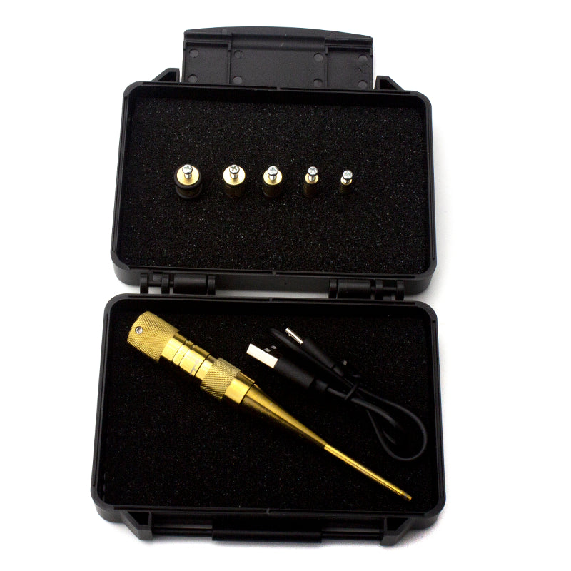 Black Rechargeable Universal Red Laser Sight – USB Charging, Brass Body, Compact Design INDIAN SLINGSHOT