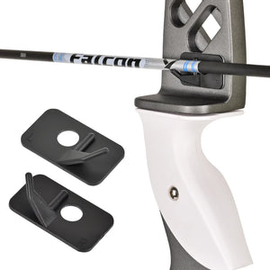 Dark Slate Gray SPG Recurve Bow Arrow Rest Stick-On Black Plastic Right & Left Hand SPG