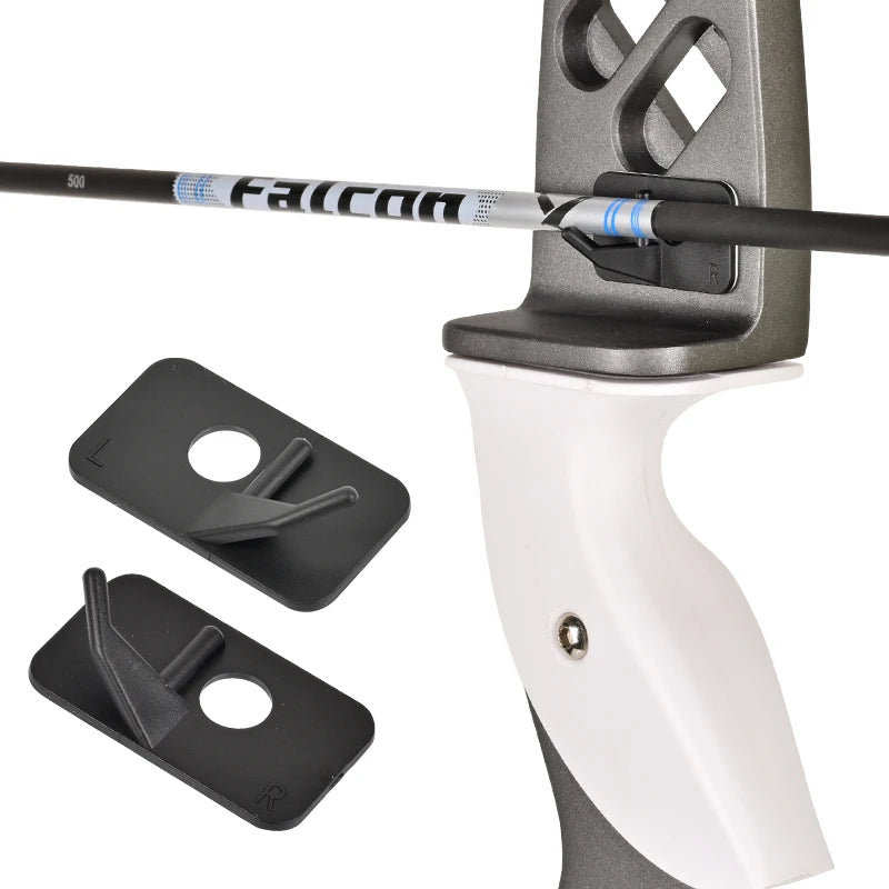 Dark Slate Gray SPG Recurve Bow Arrow Rest Stick-On Black Plastic Right & Left Hand SPG