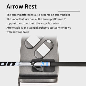 Lavender SPG Recurve Bow Arrow Rest Stick-On Black Plastic Right & Left Hand SPG