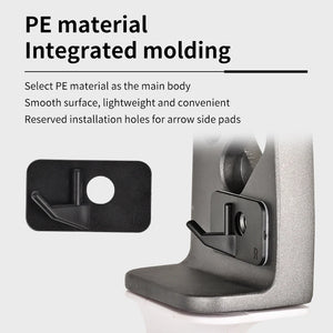 Dark Slate Gray SPG Recurve Bow Arrow Rest Stick-On Black Plastic Right & Left Hand SPG