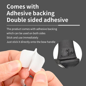 Dark Slate Gray SPG Recurve Bow Arrow Rest Stick-On Black Plastic Right & Left Hand SPG