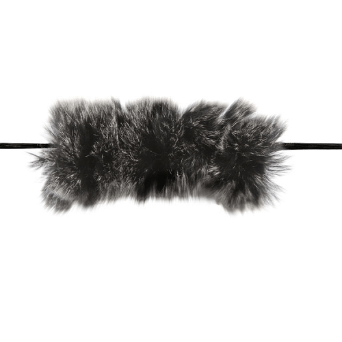 White Smoke Sanlida® Recurve Bow String Silencer – Natural Fur Noise & Vibration Dampener SANLIDA