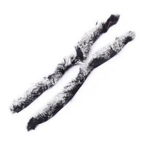 Dark Slate Gray SPG Recurve Bowstring Stabilizer | Rabbit Fur String Silencer (Pair) SPG