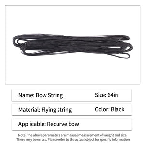 Dark Slate Gray SPG Recurve Bow String – 48 to 70 Inch Replacement Archery String SPG