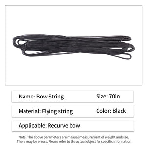 Dark Slate Gray SPG Recurve Bow String – 48 to 70 Inch Replacement Archery String SPG