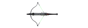 Dark Slate Gray Hori-Zone Redback Deluxe Recurve Crossbow - Green Hori-Zone