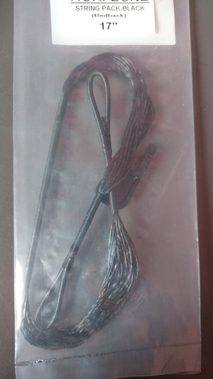 Slate Gray Hori-Zone Redback Pistol Crossbow String - Black Hori-Zone