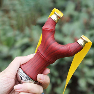 Dim Gray Reddish Brown Alloy Slingshot Children Toy – Compact Ergonomic Outdoor Play Tool INDIAN SLINGSHOT