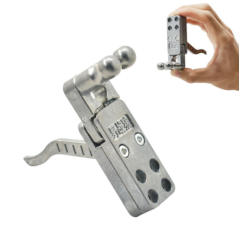 White Smoke Heavy Duty Alloy Trigger Slingshot Release Device with Screws – Strong Auxiliary Release Accessory for Long Handle Slingshots MARKSMAN
