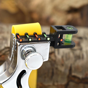 Dark Olive Green Single Screw Blue Portable Resin Strong Fiber Slingshot Toy With Sight Alignment – Outdoor Recreational Sling Tool MARKSMAN