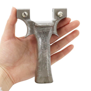 Rosy Brown Resin MarbleEdge Slingshot INDIAN SLINGSHOT