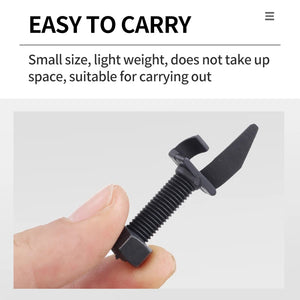 Light Gray SPG Right-Hand Arrow Rest – Lightweight PE Plastic Recurve Bow Accessory SPG