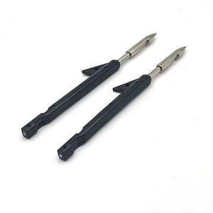 Light Gray Rocket Stainless Steel and Fiber Fishing Dart MARKSMAN