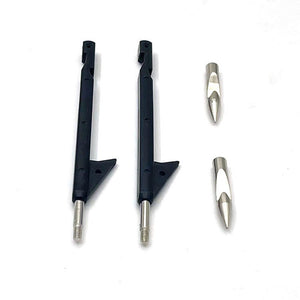 Dark Slate Gray Rocket Stainless Steel and Fiber Fishing Dart MARKSMAN