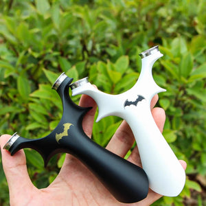 White Smoke Round-Head Bat Resin Slingshot INDIAN SLINGSHOT