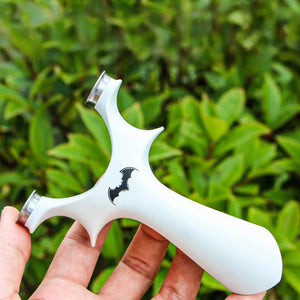 Dark Olive Green Round-Head Bat Resin Slingshot INDIAN SLINGSHOT