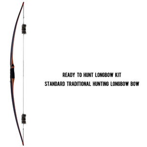 Lavender Sanlida® Archery Royal X8 68" Traditional Longbow Wood Shooting Bow Kit SANLIDA