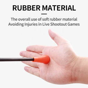 Misty Rose SPG Rubber Arrowhead 8mm Soft Safety Tip for Practice – 1pc SPG