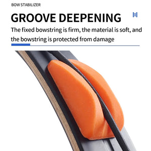 Chocolate SPG JZ692 Recurve Bow Rubber Shock Dampeners | Vibration Silencer SPG