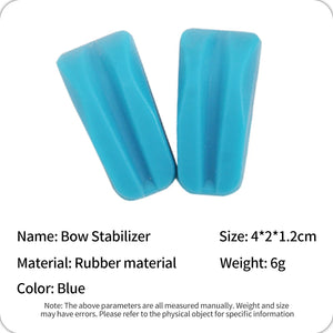 Light Sea Green SPG JZ692 Recurve Bow Rubber Shock Dampeners | Vibration Silencer SPG
