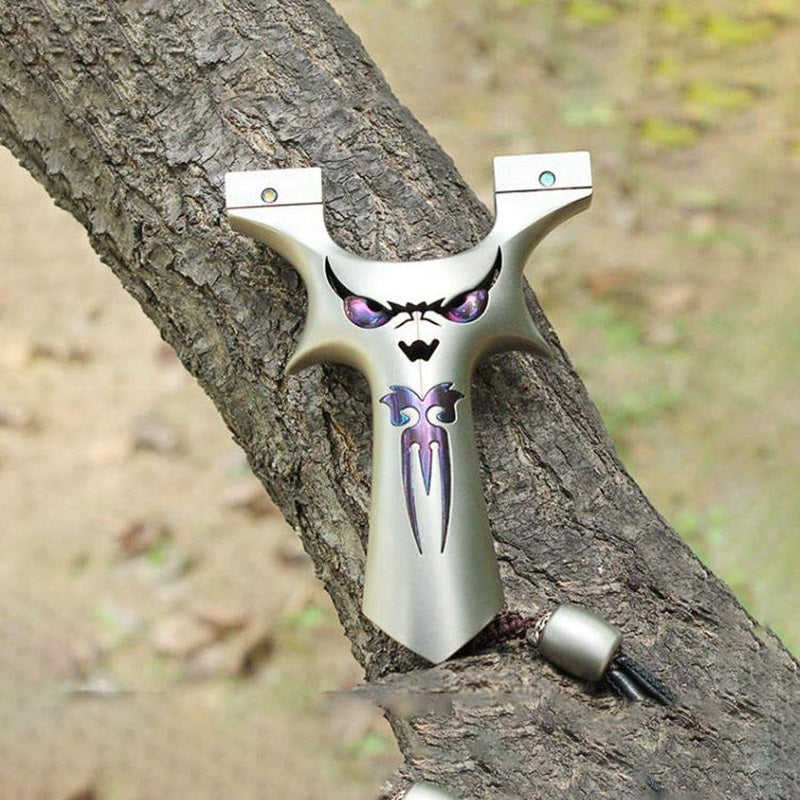 Rosy Brown Ruthless and Powerful Monster Titanium Alloy Slingshot MARKSMAN