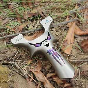 Dim Gray Ruthless and Powerful Monster Titanium Alloy Slingshot MARKSMAN