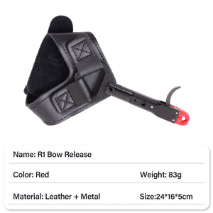 Dark Slate Gray SPG Bow Release Archery Compound Bows Accessories Set Professional Shooting Adjustable Wrist Triggers Grip Clamp D-Loop Caliper INDIAN SLINGSHOT