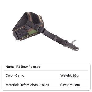 Dark Slate Gray SPG Bow Release Archery Compound Bows Accessories Set Professional Shooting Adjustable Wrist Triggers Grip Clamp D-Loop Caliper INDIAN SLINGSHOT