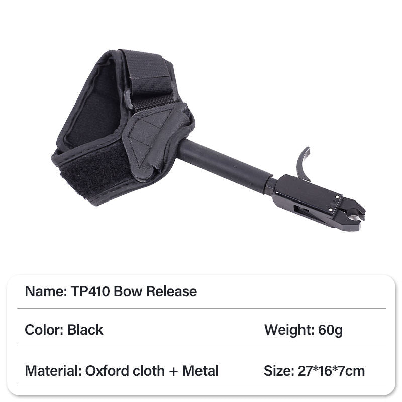 Dark Slate Gray SPG Bow Release Archery Compound Bows Accessories Set Professional Shooting Adjustable Wrist Triggers Grip Clamp D-Loop Caliper INDIAN SLINGSHOT