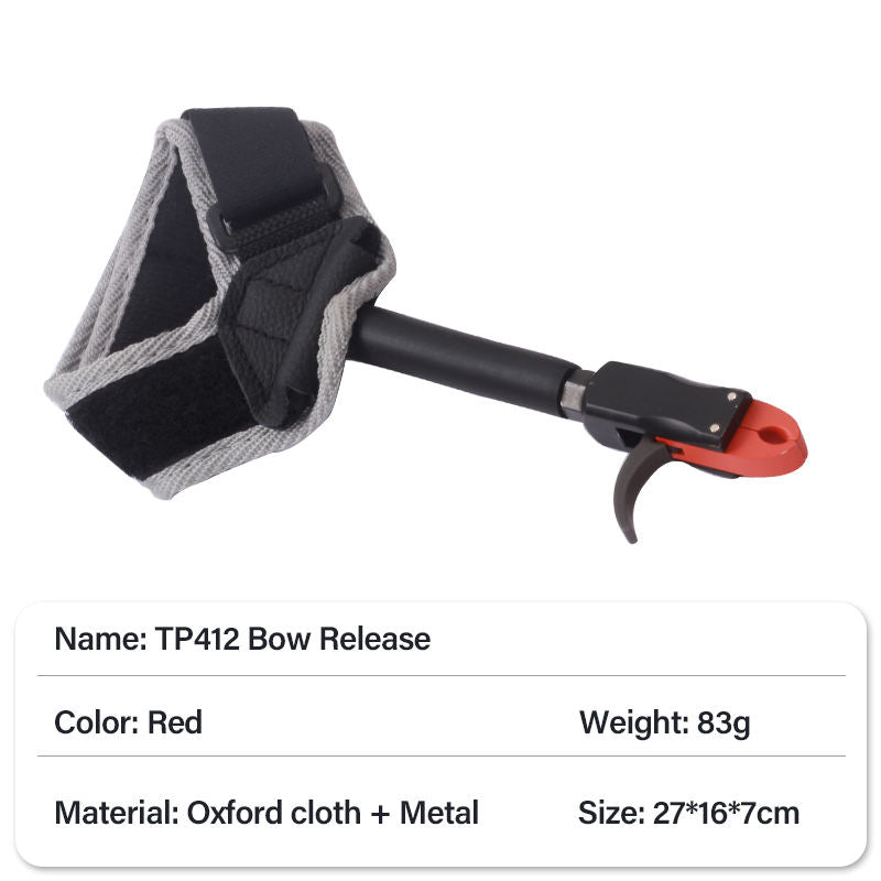 Light Gray SPG Bow Release Archery Compound Bows Accessories Set Professional Shooting Adjustable Wrist Triggers Grip Clamp D-Loop Caliper INDIAN SLINGSHOT