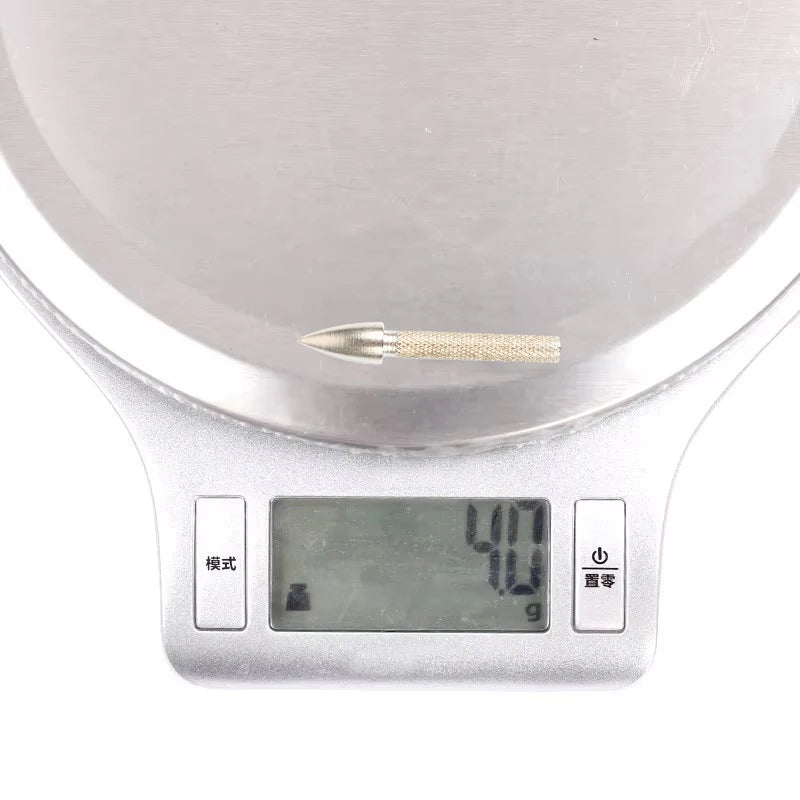 Light Gray SPG 4.2mm Stainless Steel Arrow Tips | Durable Precision Archery Points SPG