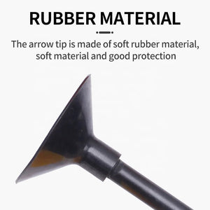 Dark Slate Gray SPG Fiberglass Sucker Arrows 71cm | Safe 7mm Rubber Tip Practice Arrows SPG