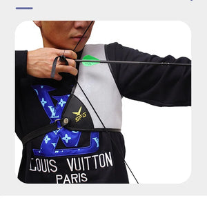 Light Gray SPG Archery Chest Protector Guard SPG