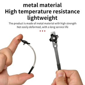 Rosy Brown SPG Archery Clicker – Magnetic Signal Bow Accessory for Recurve Bows (Silver) SPG