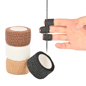 Tan SPG Archery Finger Guard Wrap – Breathable Self-Adhesive Protective Tape SPG