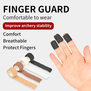 Antique White SPG Archery Finger Guard Wrap – Breathable Self-Adhesive Protective Tape SPG
