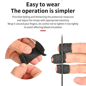 Tan SPG Archery Finger Guard Wrap – Breathable Self-Adhesive Protective Tape SPG