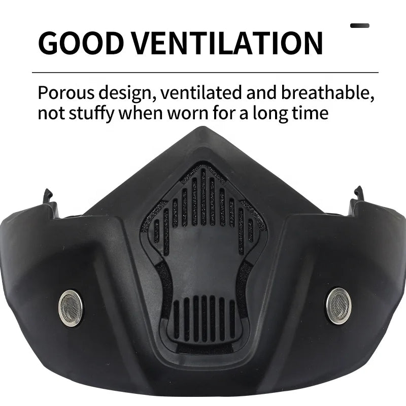 Dark Slate Gray SPG Archery Protective Mask – Adjustable Strap Full Face Safety Helmet for Archery Tag & Outdoor Games (Black) SPG