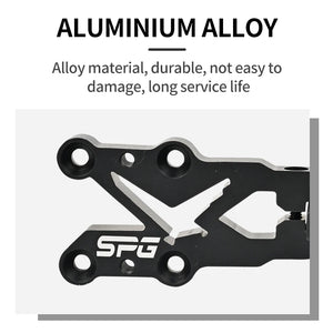 Lavender SPG Archery Sight – 5-Pin Adjustable Aluminium Alloy Bow Sight with Fiber Optic Pins (Black) SPG