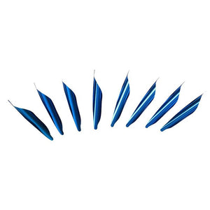 White Smoke SPG Archery Spin Vanes 1.8 Inch Helix Plastic Arrow Fletching, 50 Pcs SPG