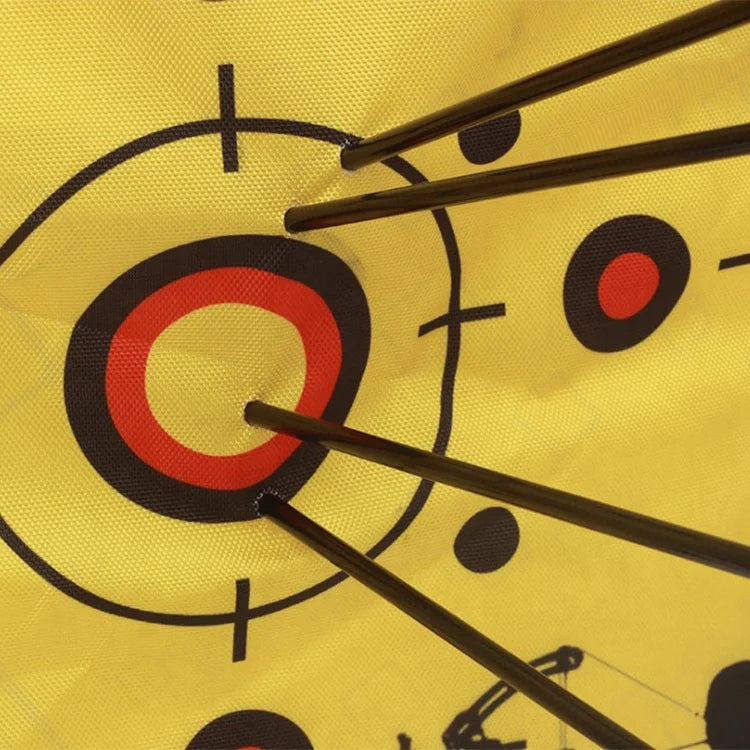 Goldenrod SPG Archery Target Bag – Polymer Fiber Recurve & Compound Bow Practice Target | 50×50×20cm Yellow Oxford Fabric SPG