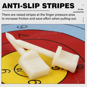 Light Gray SPG Archery Target Pins | Steel & ABS Fastening Tools for EVA Targets SPG